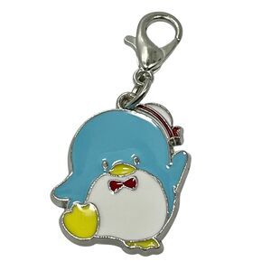 Sanrio Hello Kitty Tuxedo Sam Clip On Charm Zipper Pull Bag Purse Signed